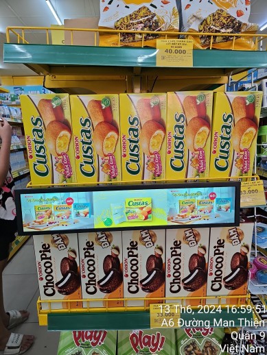 Quảng cáo Shelf Talker 4.0 trong siêu thị và cửa hàng tiện ích